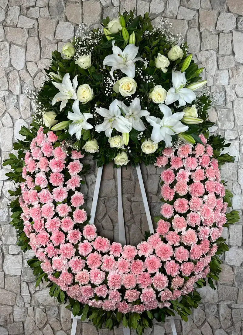 Corona de flores Cega
