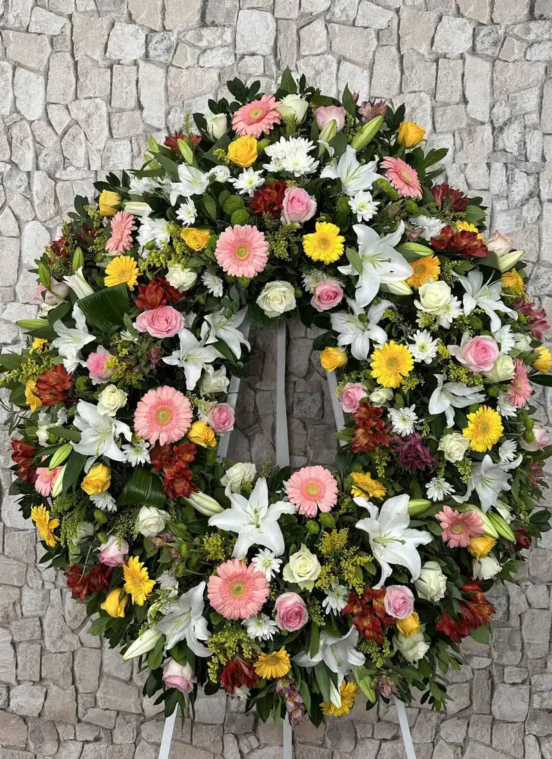 Corona de flores Gállego